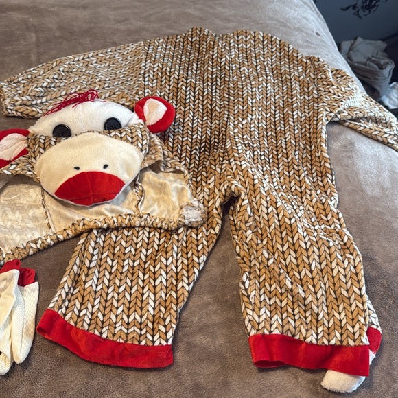 Baby Sock Monkey Costume. - Picture 2 of 4